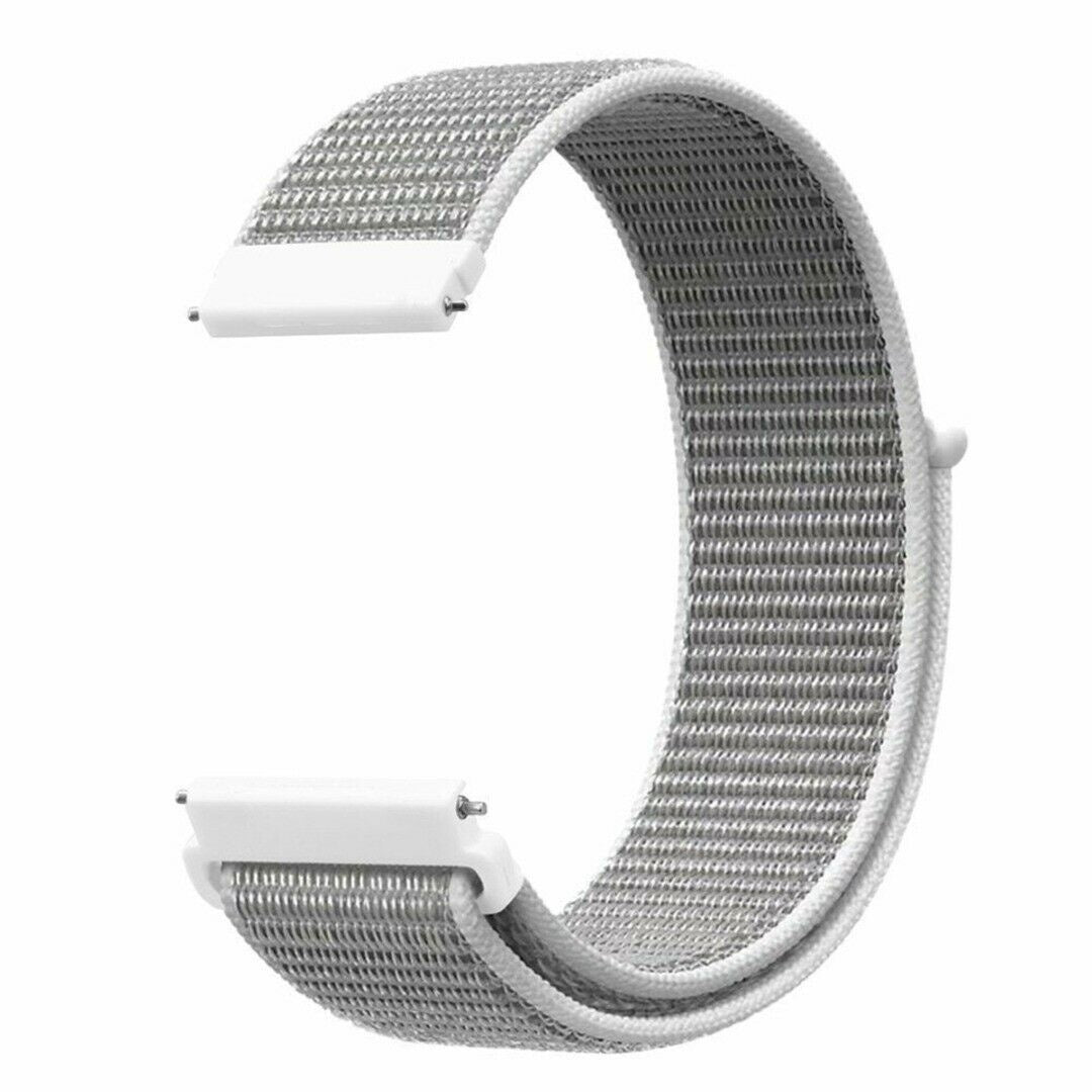 Gray Nylon Strap For Garmin Vivoactive 4S Smartwatch