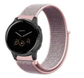 Garmin Vivoactive 4S Nylon Strap In Pink And Grey Colorway