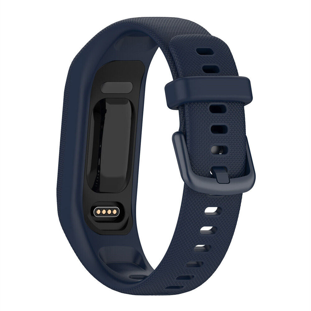 Dark Blue Silicone Replacement Band for Garmin Vivosmart 5