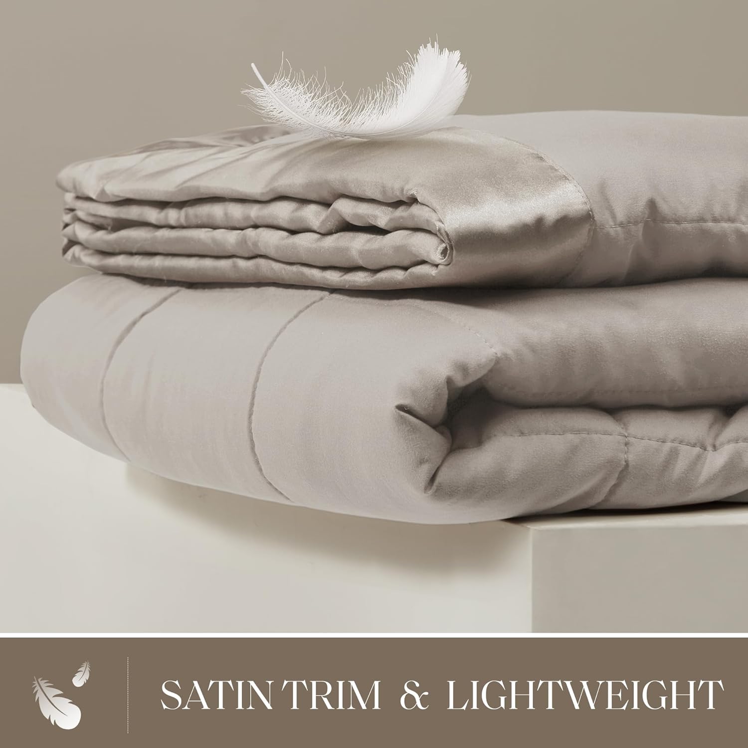 Windom Collection Lightweight Soft Blanket With Satin Trim