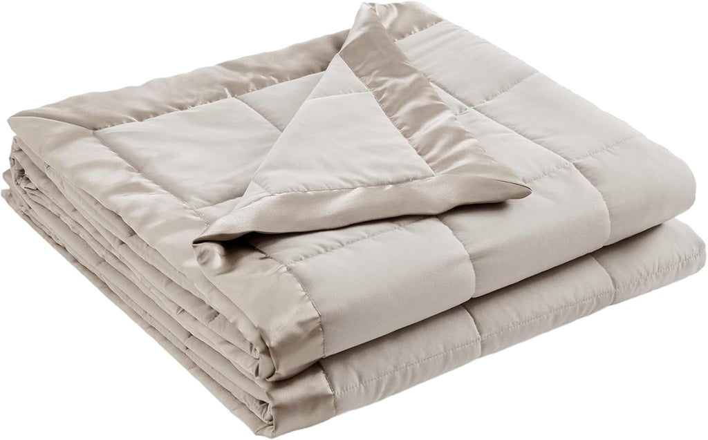 Windom Collection Lightweight Soft Blanket With Satin Trim