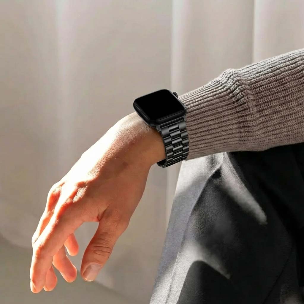 Apple Watch Presidential Black Steel Band For Apple Watch