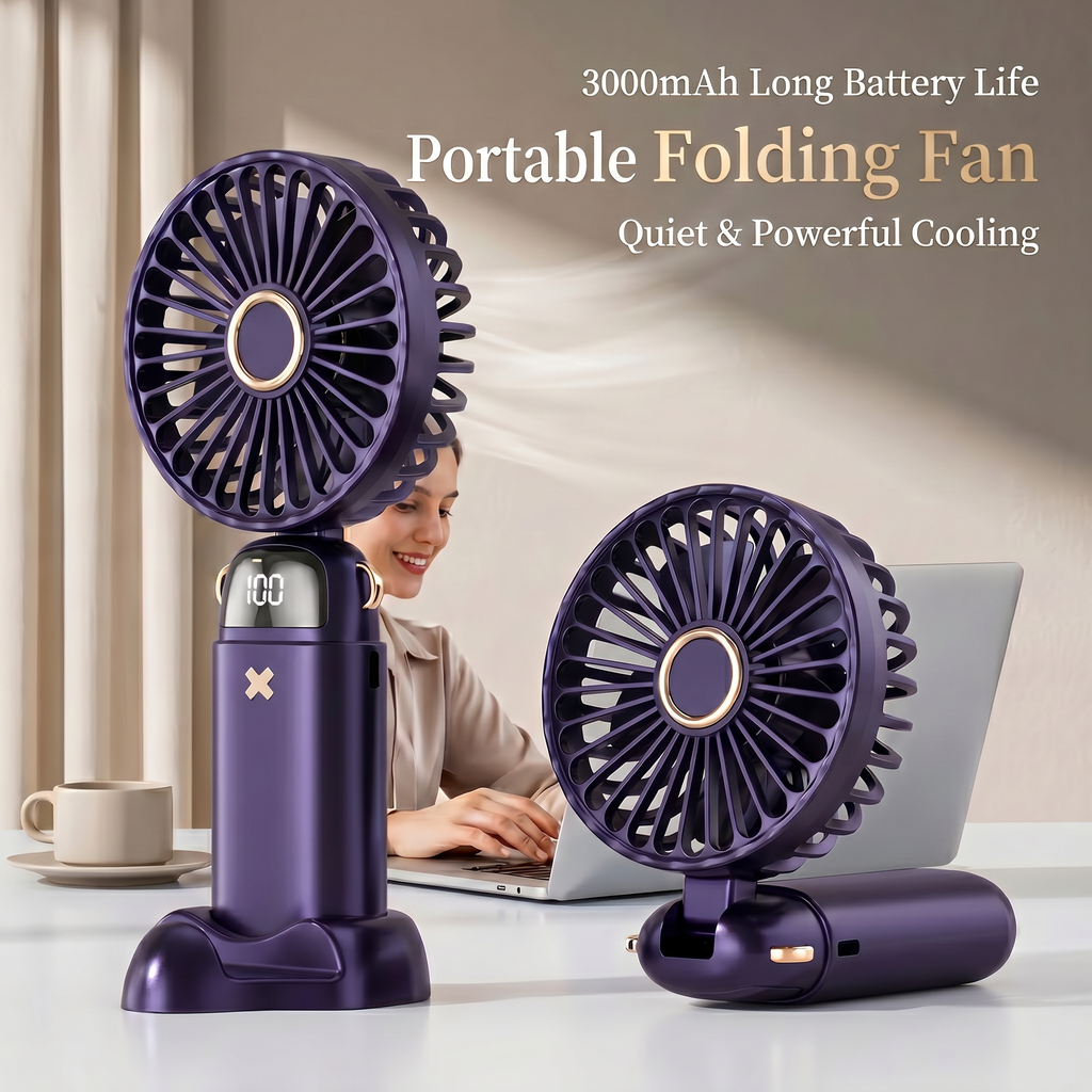 Portable Rechargeable Handheld Fan - Ormexis