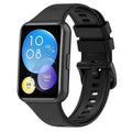 Huawei Watch Fit 2 Black Silicone Wrist Strap Replacement