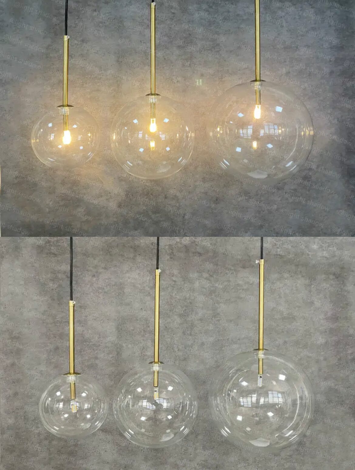 Glass Globe Pendant Lights For Modern Kitchens And Bedrooms