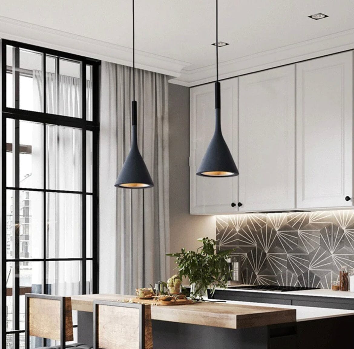 Liora Minimal Pendant Lamp With Adjustable Cord For Any Space