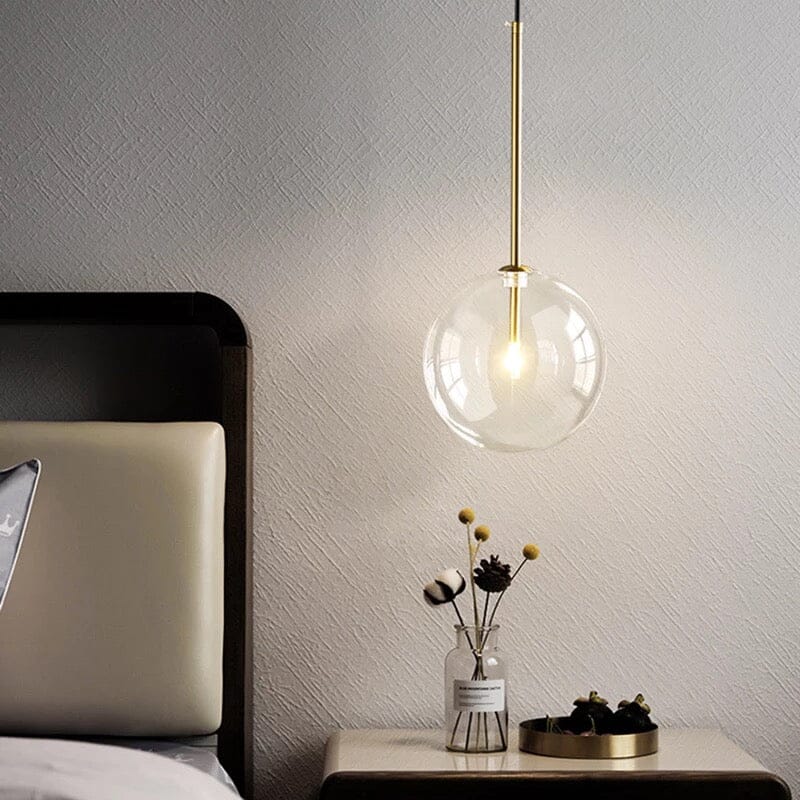 Glass Globe Pendant Lights For Modern Kitchens And Bedrooms