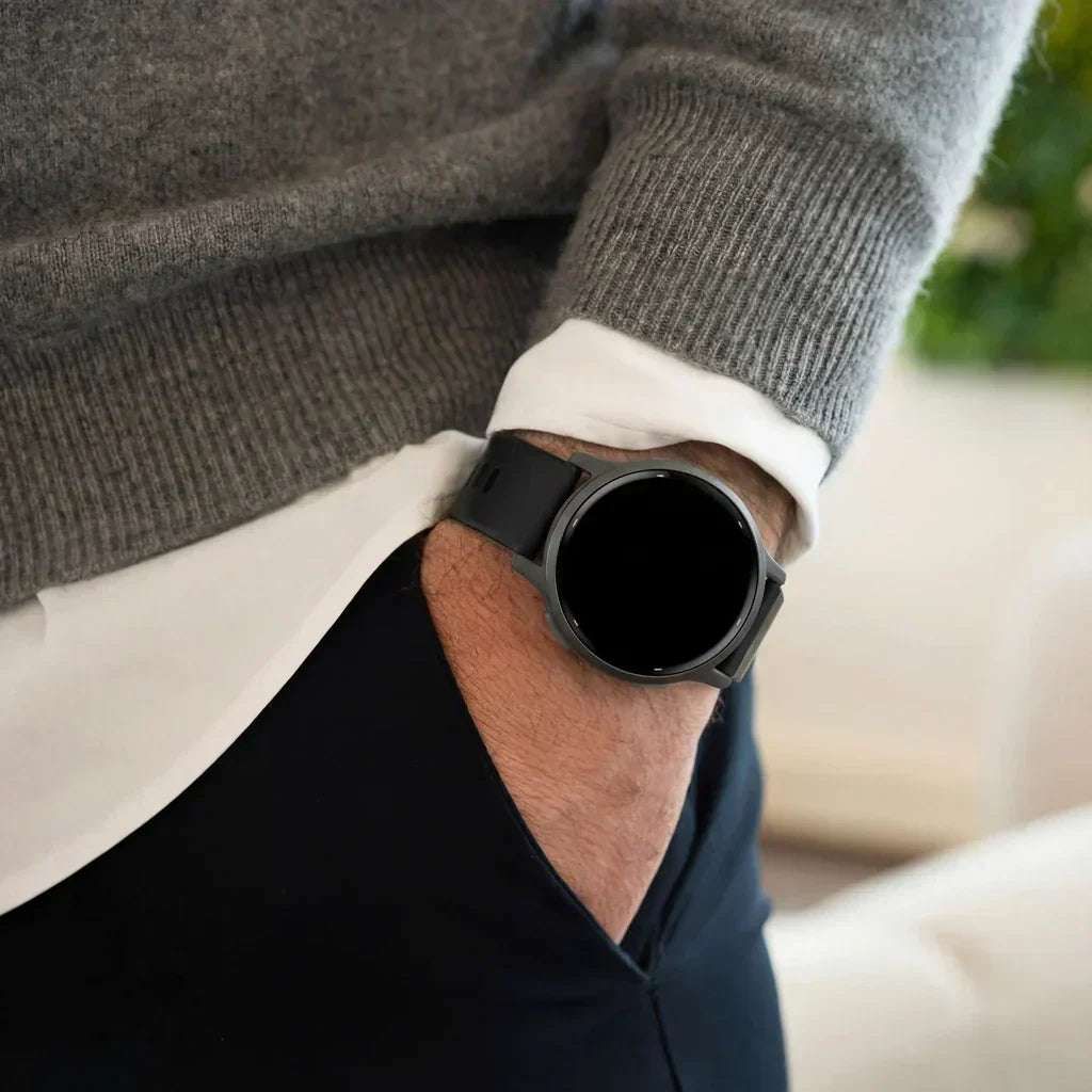 Garmin Vivoactive 3 Black Silicone Strap Replacement Band