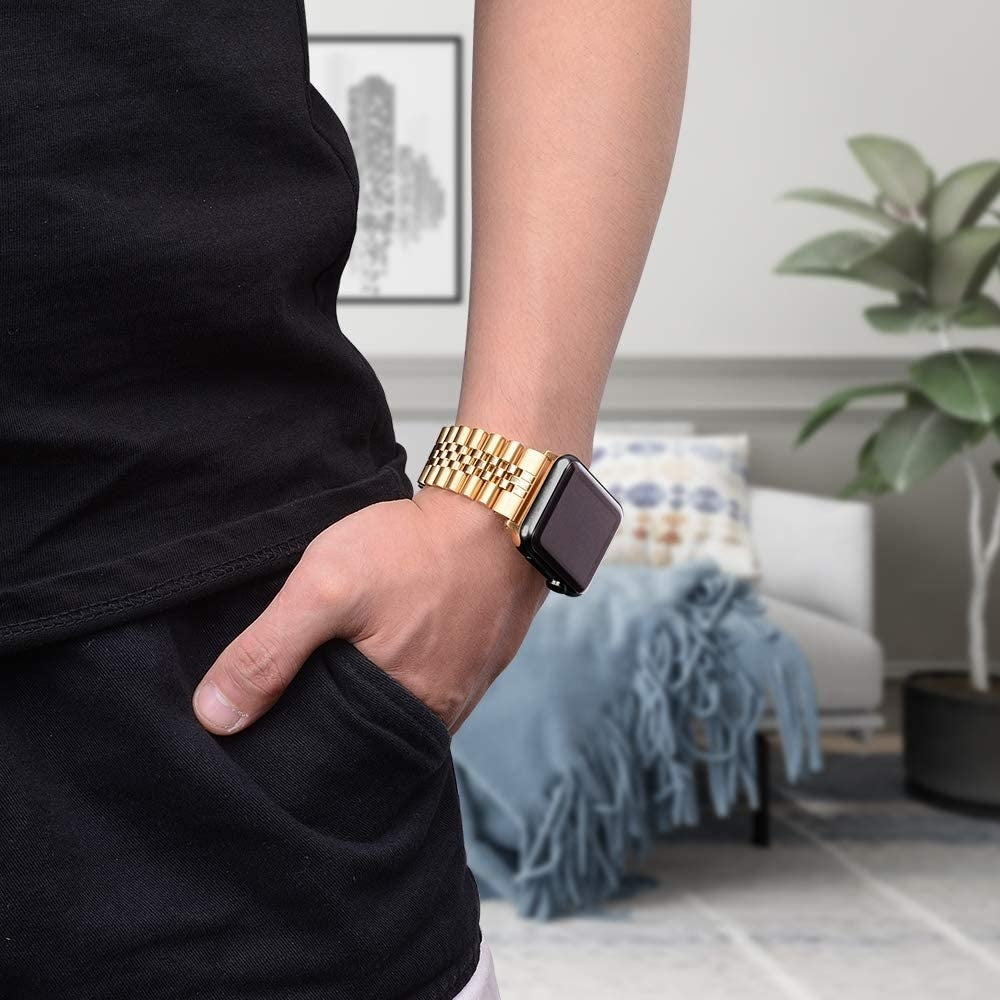 Apple Watch Jubilee Gold Stainless Steel Band For Apple Watch