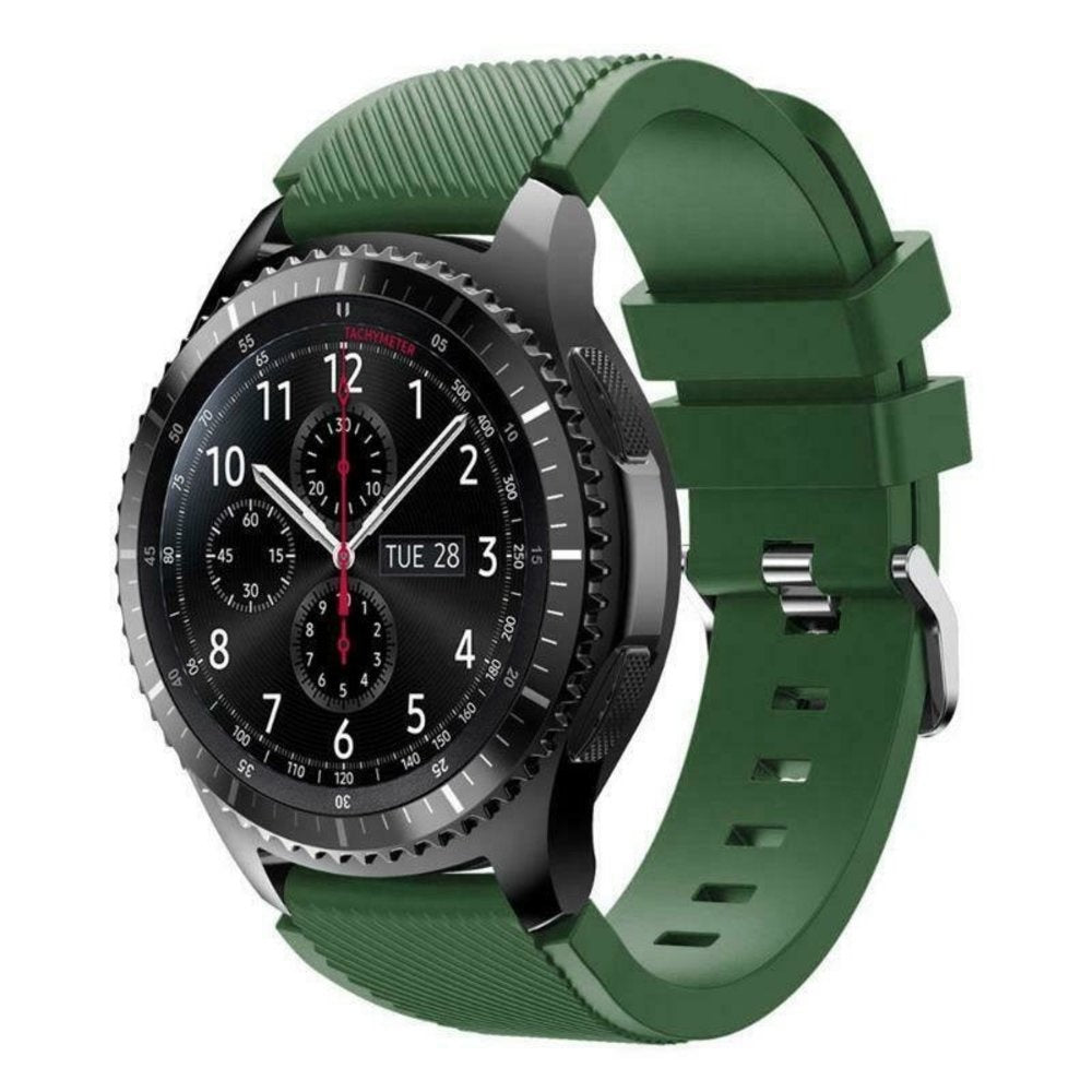 Samsung Galaxy Watch 46mm Silicone Strap Army Green
