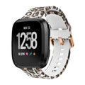 Lucky Leopard Silicone Band For Versa Series By Fitbit