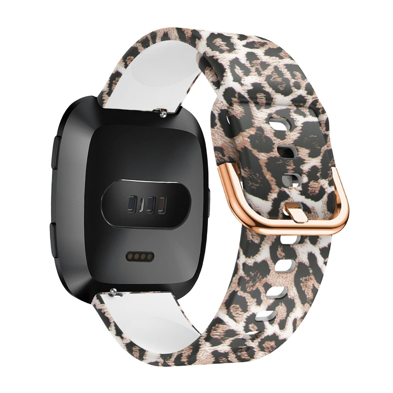 Lucky Leopard Silicone Band For Versa Series By Fitbit