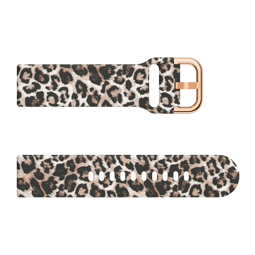 Lucky Leopard Silicone Band For Versa Series By Fitbit