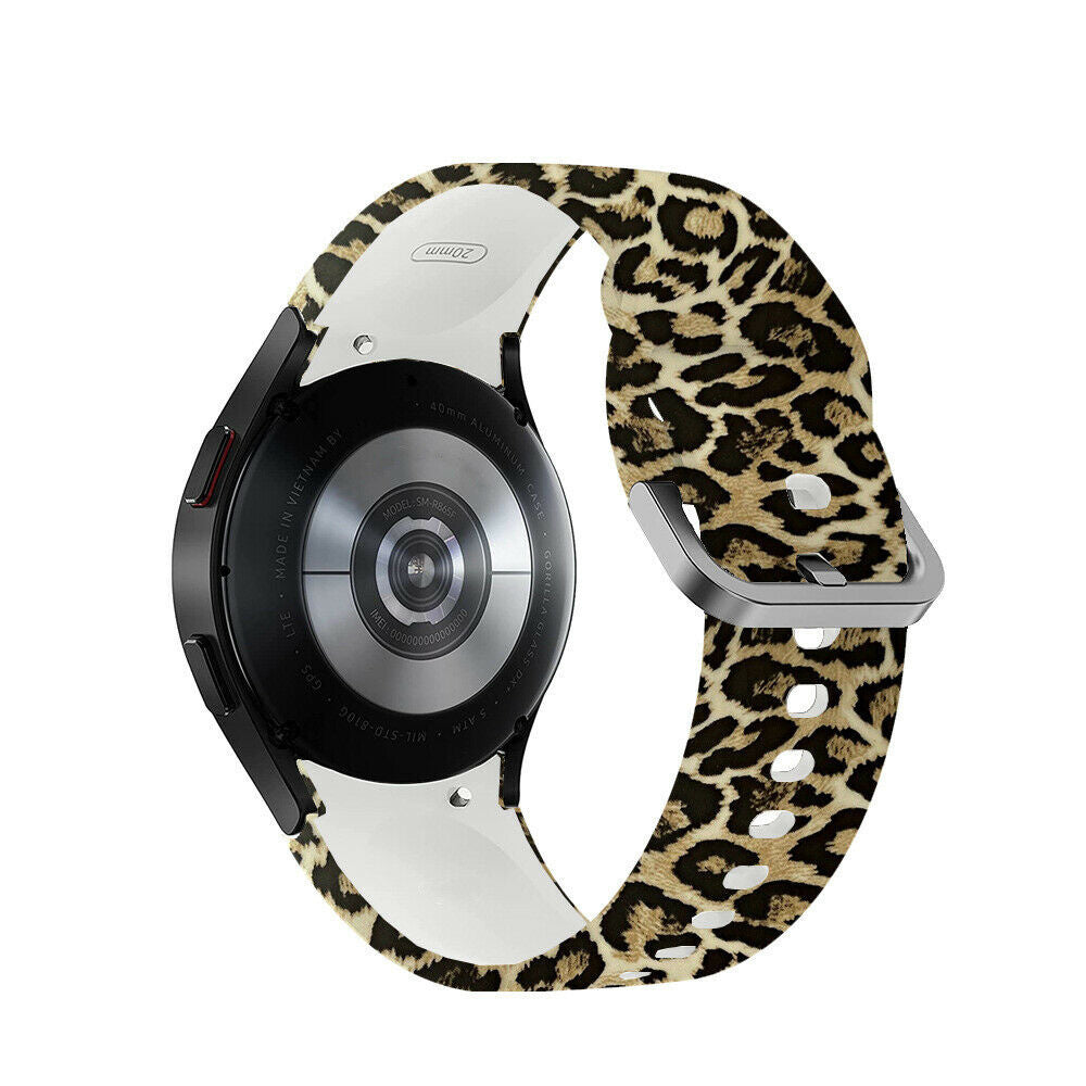 Lucky Leopard Print 40mm Strap For Samsung Galaxy Watch 4