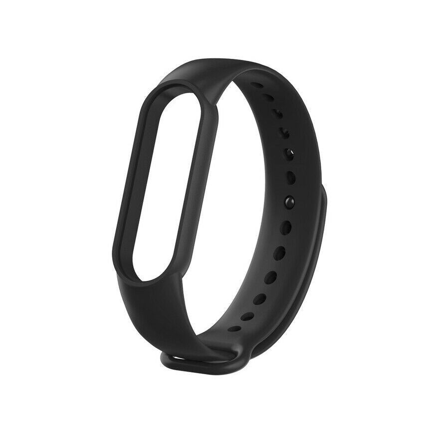 Xiaomi Mi Band 5 Black Silicone Replacement Wrist Strap
