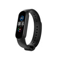 Black Silicone Replacement Strap For Xiaomi Mi Band 6