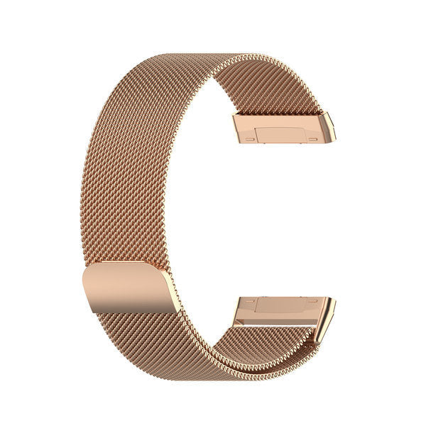 Fitbit Versa 4 Rose Gold Milanese Strap Replacement Band