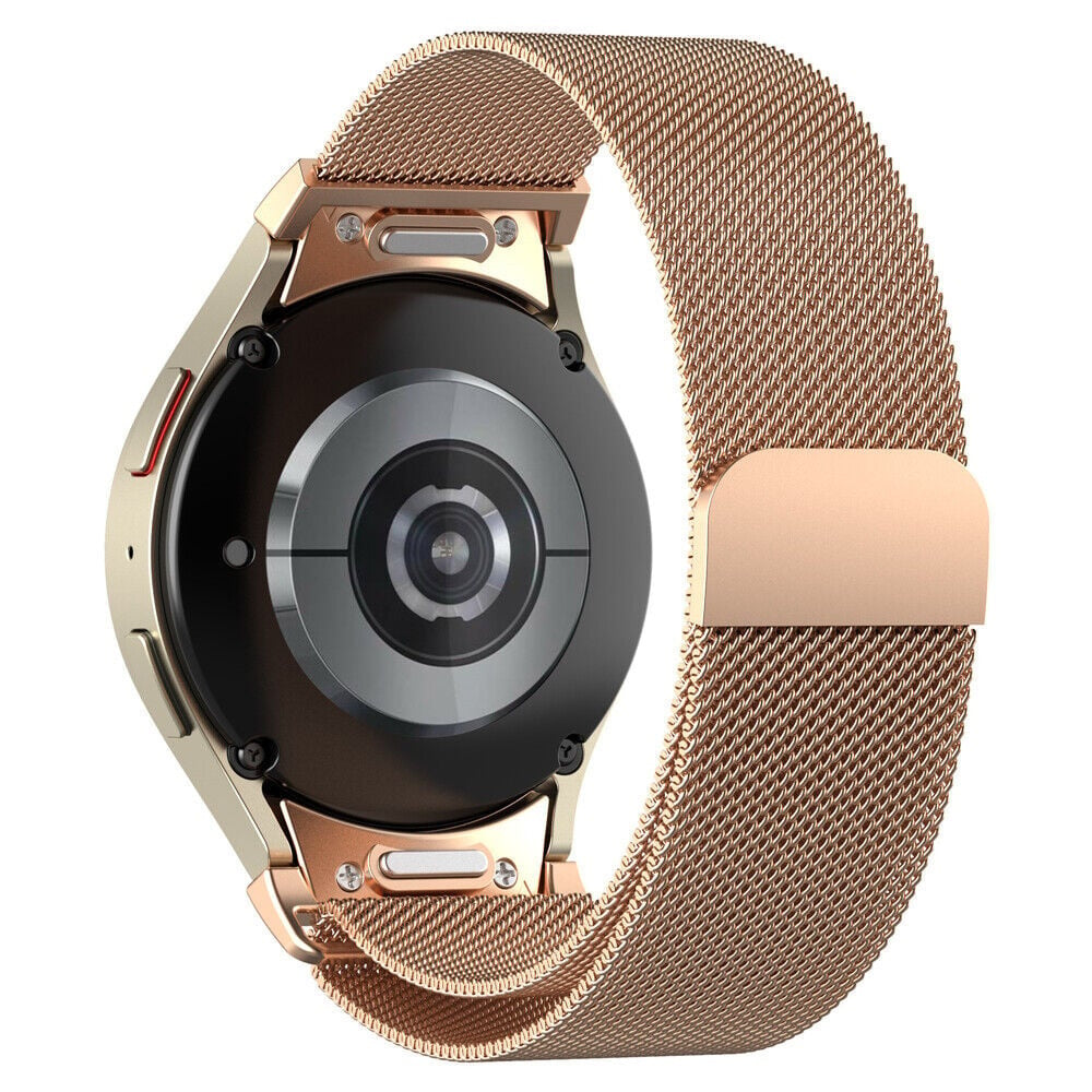 Samsung Galaxy Watch 7 40mm Rose Gold Milanese Strap One Push