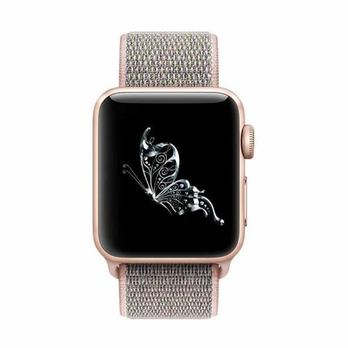 Apple Watch Nylon Band In Soft Pink For All Day Comfort
