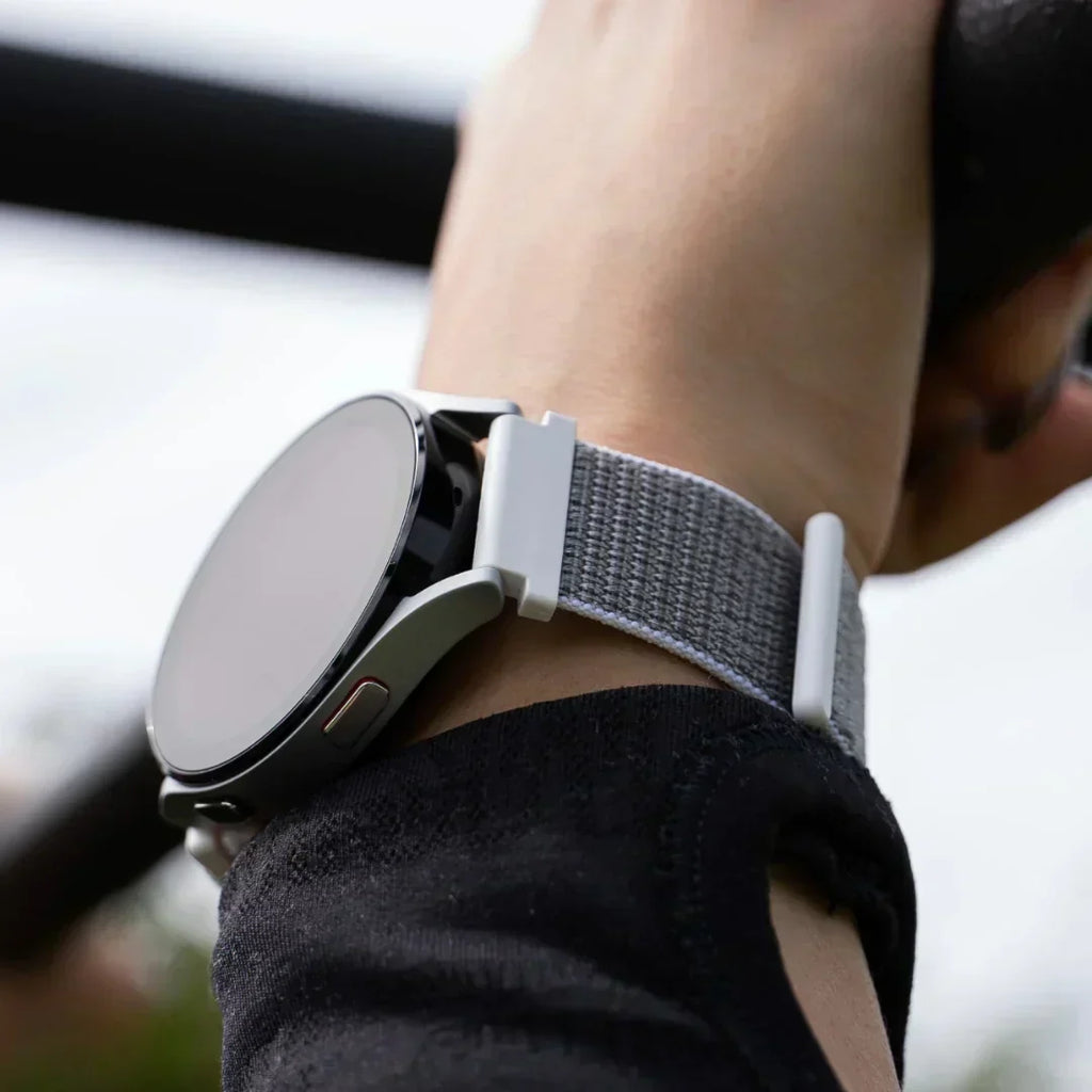 Gray Nylon Strap For Garmin Vivoactive 4S Smartwatch