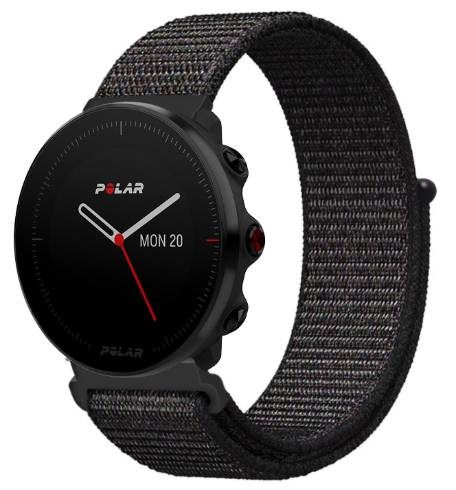Polar Vantage M Black Nylon Watch Band Replacement