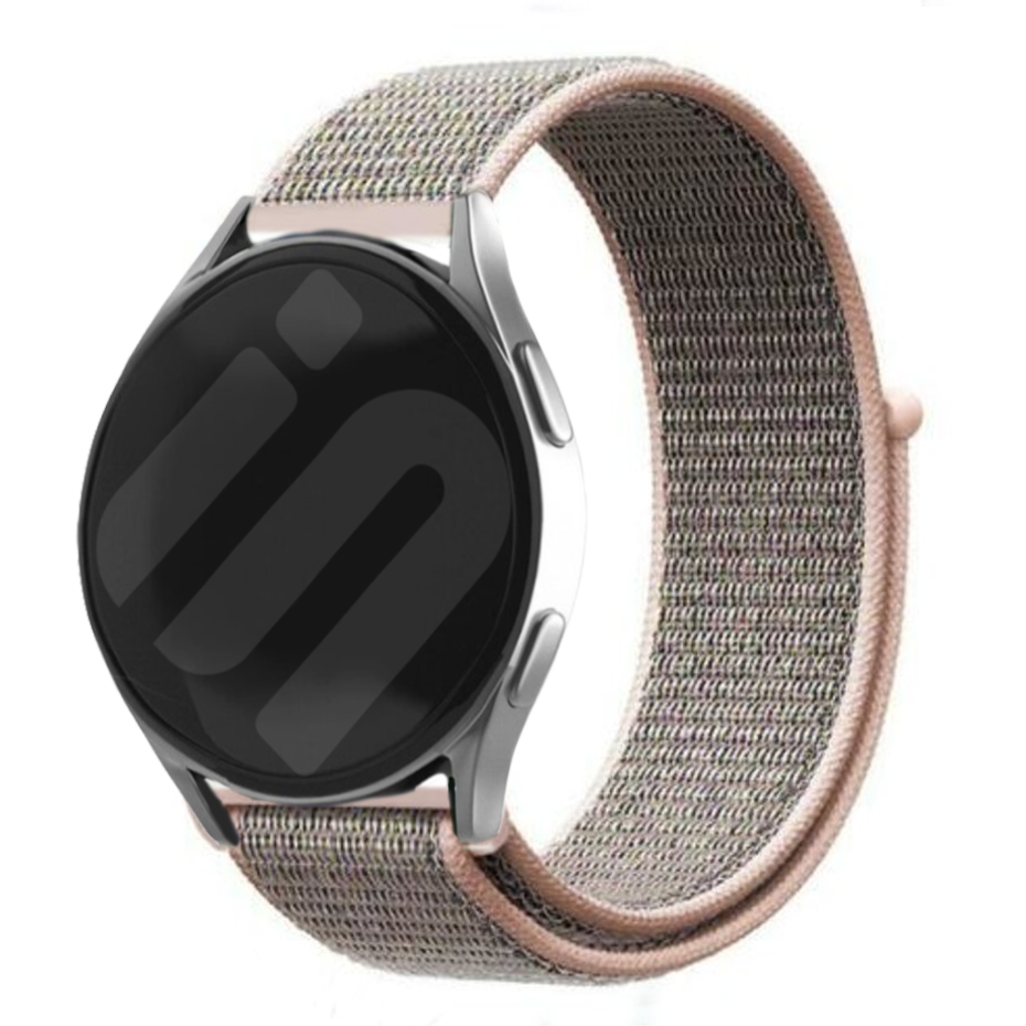 Samsung Galaxy Watch 7 40mm Nylon Band in Grey and Pink
