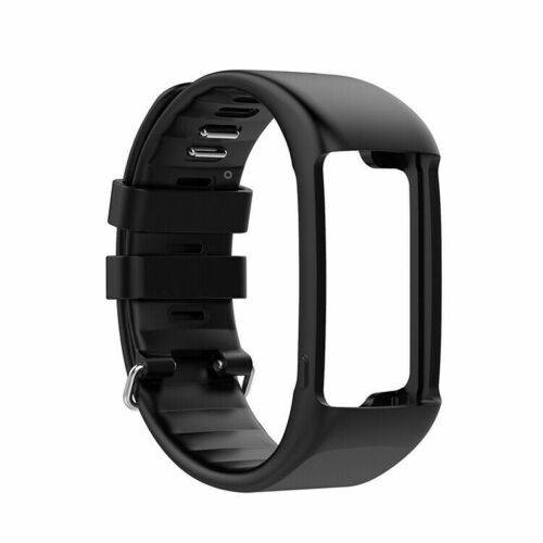 Replacement Silicone Strap for Polar A360 and A370 Watches Black