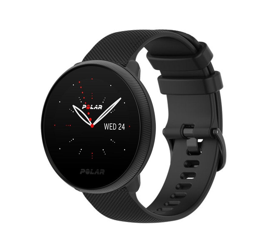 Durable Black Silicone Strap For Ignite 2 Polar Smartwatch