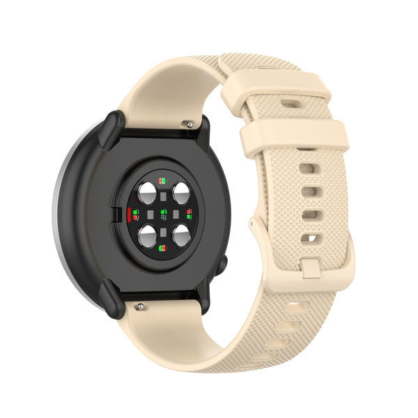 Premium Beige Silicone Strap For Polar Ignite 2 Watch