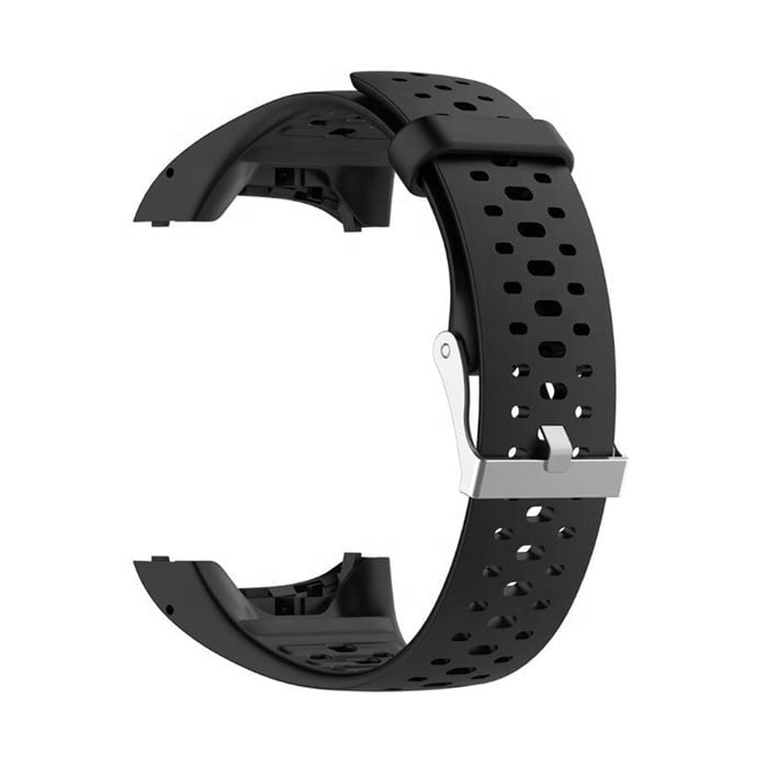 Polar M400 M430 Black Silicone Band For Polar Watches