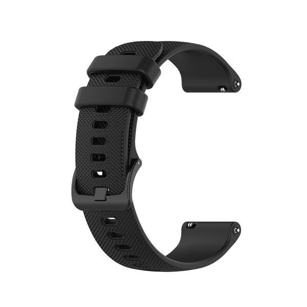 Premium Black 22mm Silicone Watch Strap With Quick Release
