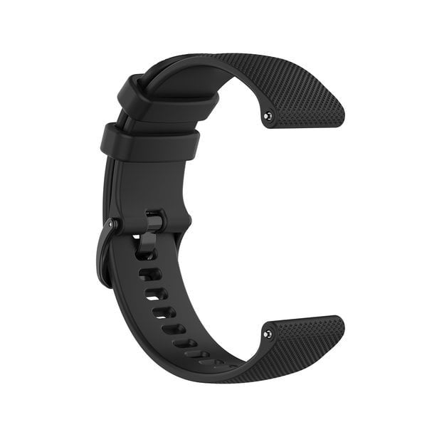 Premium Black 22mm Silicone Watch Strap With Quick Release