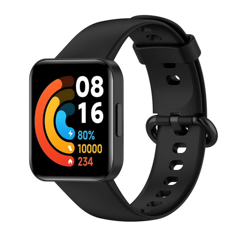 Redmi Watch 2 Lite Black Silicone Band Replacement
