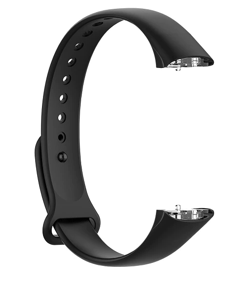 Black Silicone Strap For Galaxy Fit Replacement Band By Samsung