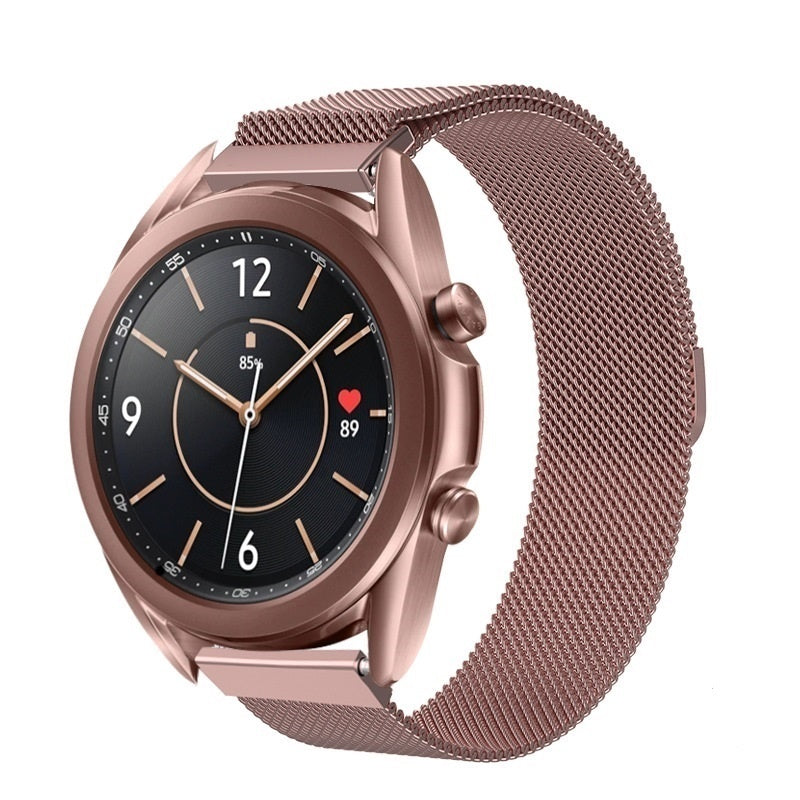 Milanese Strap In Pink For Samsung Galaxy Watch 3 41mm