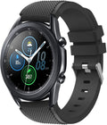 Samsung Galaxy Watch 3 45mm Black Silicone Band for Daily Wear