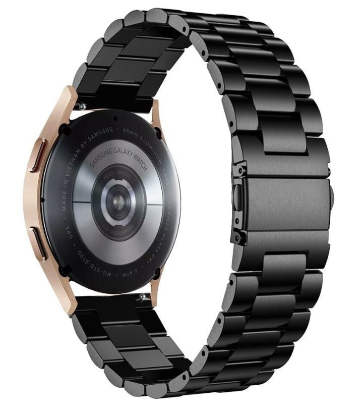 Samsung Galaxy Watch 4 44mm Black Stainless Band For Smartwatch