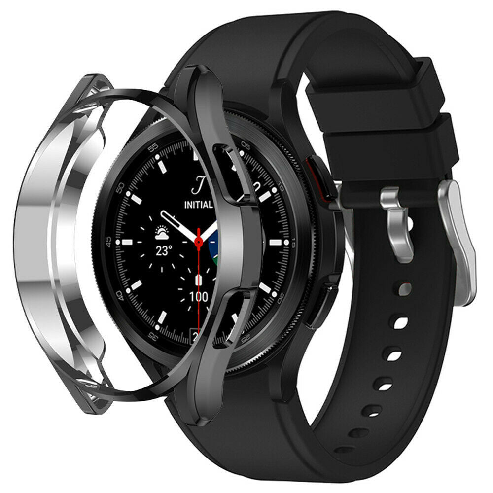 Black TPU Case For Samsung Galaxy Watch 4 Classic 46mm