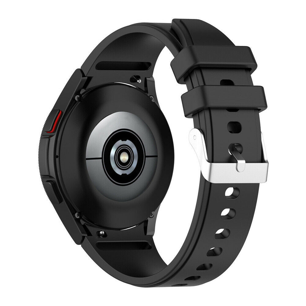 Samsung Galaxy Watch 6 Classic 47mm Strap In Black Silicone For Perfect Fit
