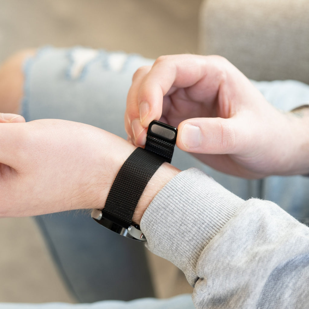 Black 40mm Milanese Strap For Samsung Galaxy Watch 5