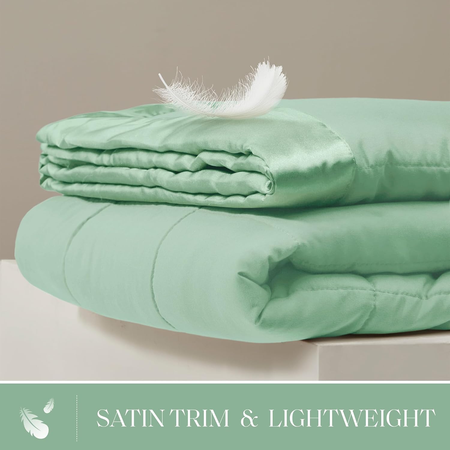 Windom Collection Lightweight Soft Blanket With Satin Trim