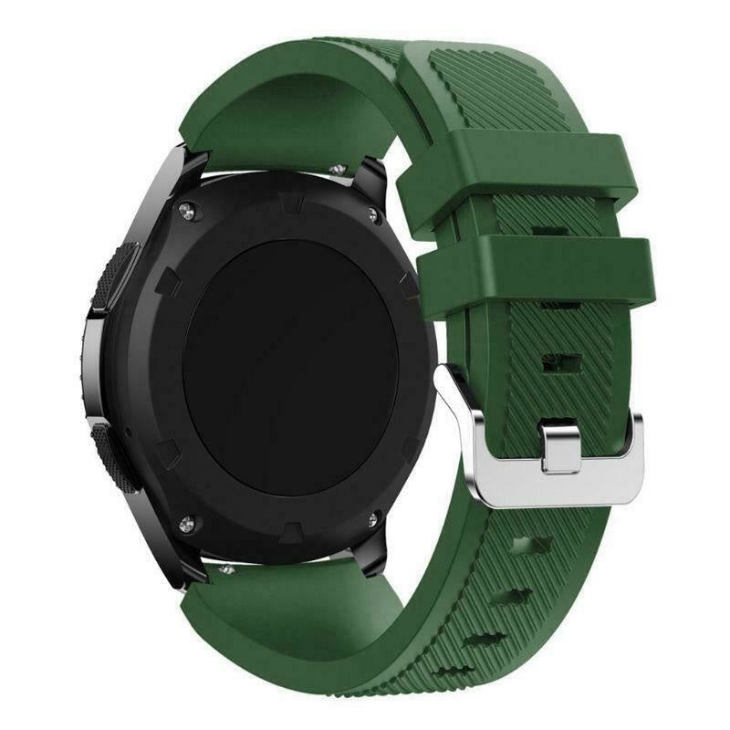 Samsung Galaxy Watch 46mm Silicone Strap Army Green