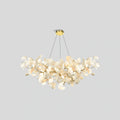 Ginkgo Chandelier For Living Room, Leaf-Inspired Modern Pendant Light