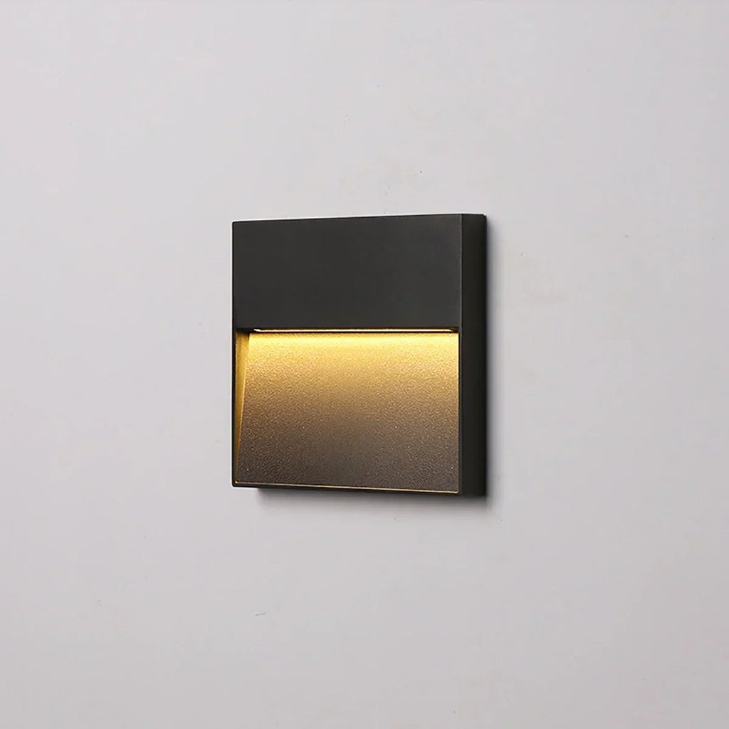 Outdoor Wall Light With Round Or Square Shape Waterproof Exterior Fixture