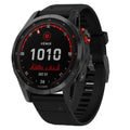 Garmin Fenix 7 Black Silicone Watch Band Strap Replacement