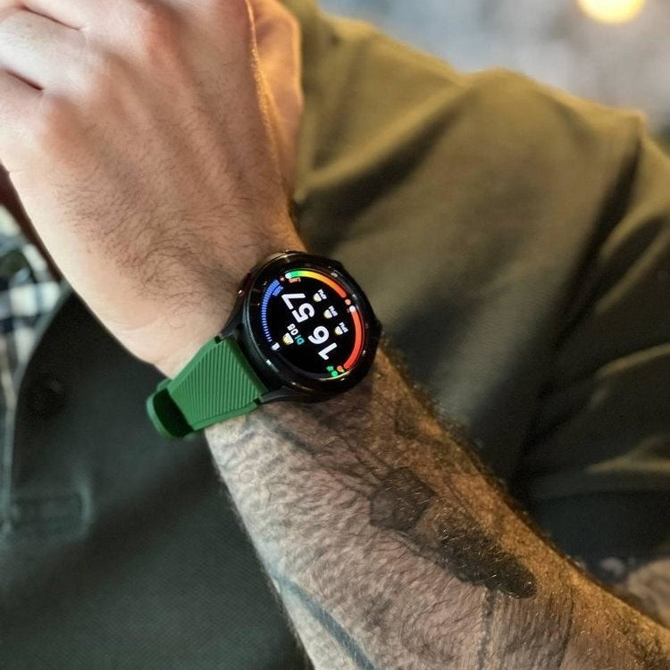 Samsung Galaxy Watch 46mm Silicone Strap Army Green