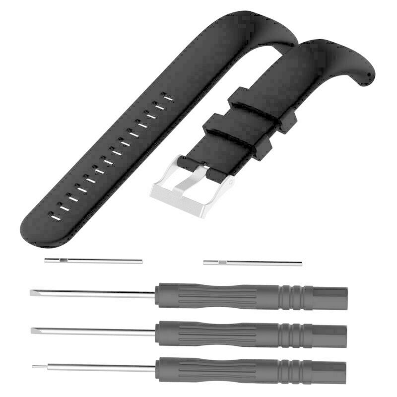 Replacement Black Silicone Band For Suunto Core Watch