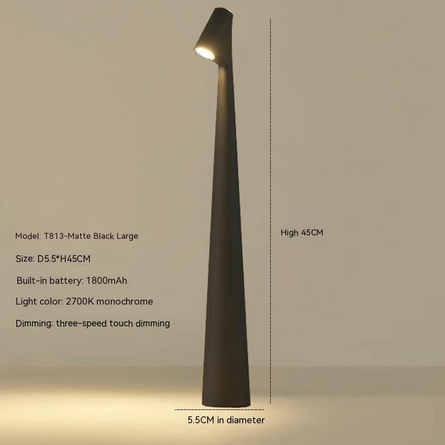 NovaGlow Table Lamp Rechargeable With A Contemporary Look And Extended Battery Life