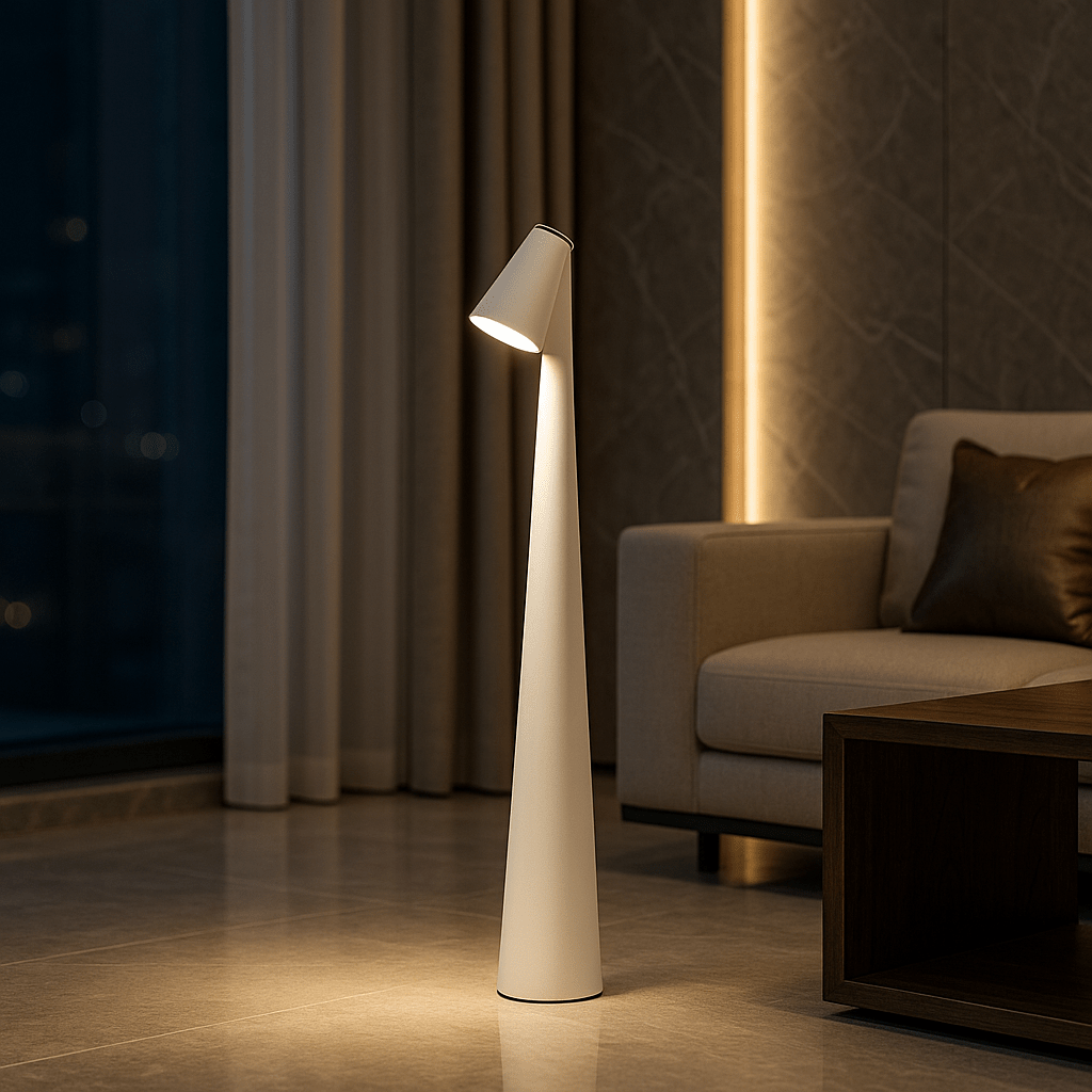 NovaGlow Table Lamp Rechargeable With A Contemporary Look And Extended Battery Life