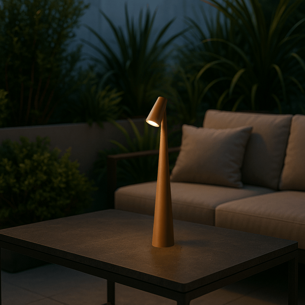 NovaGlow Table Lamp Rechargeable With A Contemporary Look And Extended Battery Life